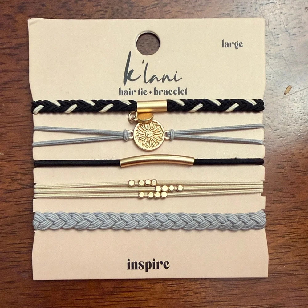 K'lani Hair Tie and Bracelet Set - bundle and save! - Picture 1 of 2